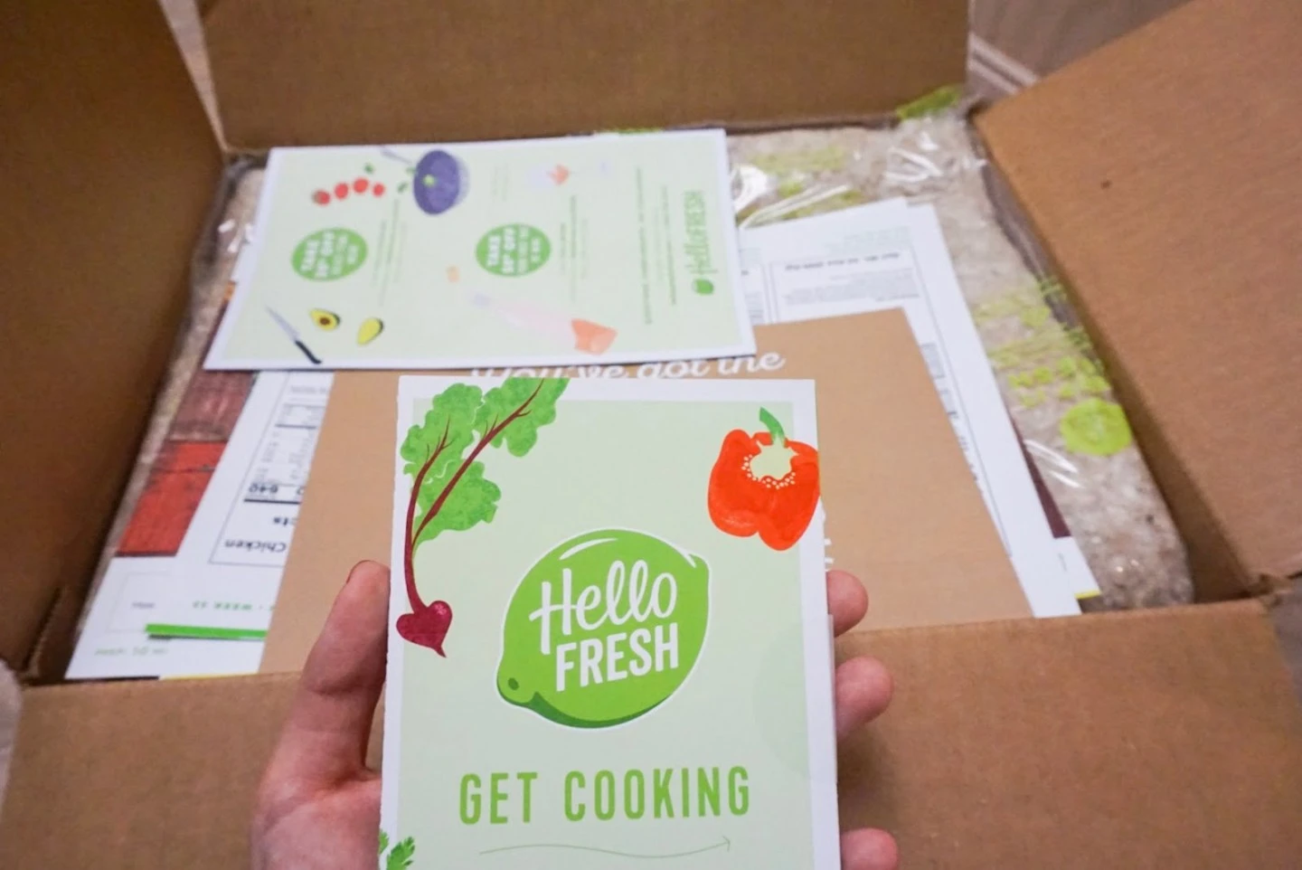Meal kit delivery services for travelers: Blue Apron and Hello Fresh