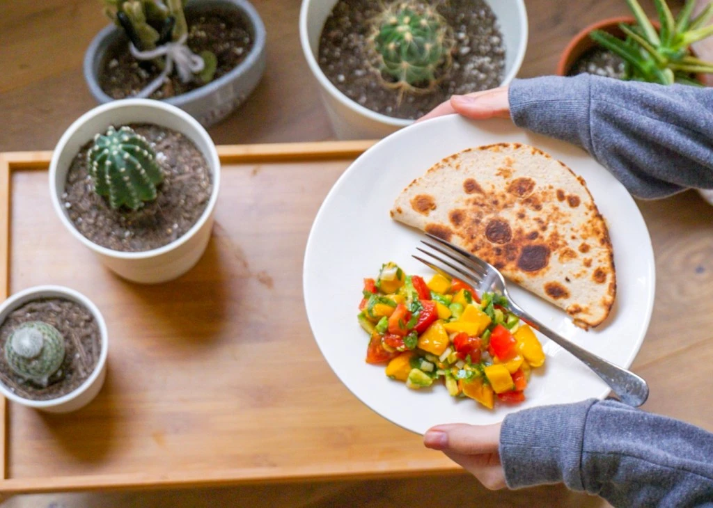 A day of vegetarian life: Mexican version